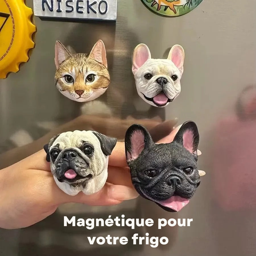Figurine Animale 3D Magnétique Personnalisée
