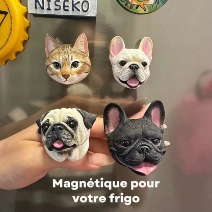 Figurine Animale 3D Magnétique Personnalisée