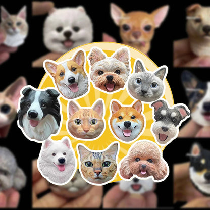 Figurine Animale 3D Magnétique Personnalisée